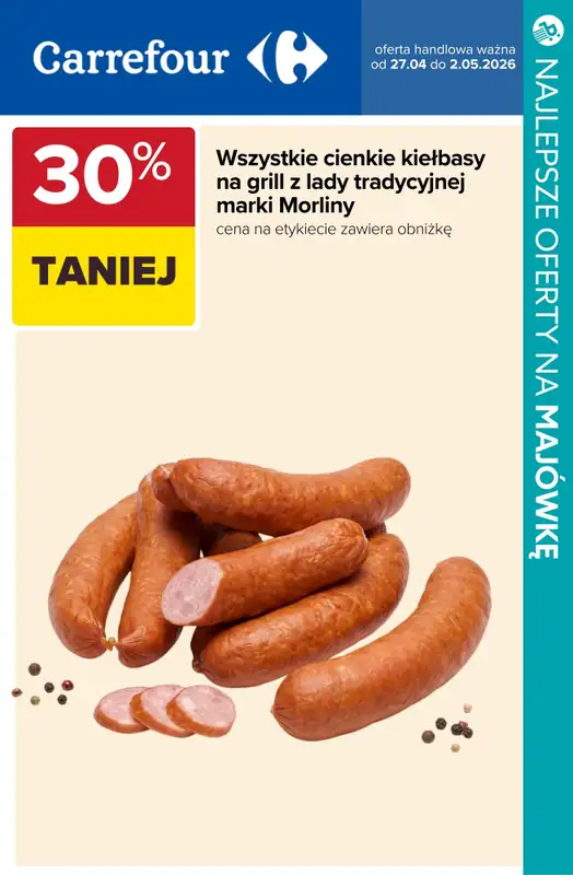 Majówka - gazetka promocyjna Najlepsze oferty na GRILLA! od środy 29.04 do soboty 02.05 - strona 5