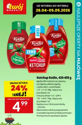 Majówka - gazetka promocyjna Najlepsze oferty na GRILLA! od środy 29.04 do soboty 02.05 - strona 18