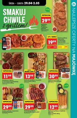 Majówka - gazetka promocyjna Najlepsze oferty na GRILLA! od środy 29.04 do soboty 02.05 - strona 10