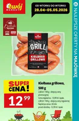 Majówka - gazetka promocyjna Najlepsze oferty na GRILLA! od środy 29.04 do soboty 02.05 - strona 16