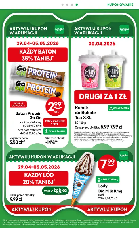 Żabka - gazetka promocyjna Gazetka od środy 22.04 do wtorku 05.05 - strona 39