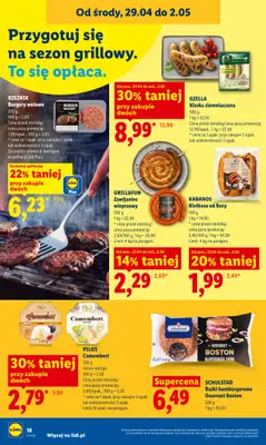 Lidl - gazetka promocyjna Od środy od środy 29.04 do soboty 02.05 - strona 18