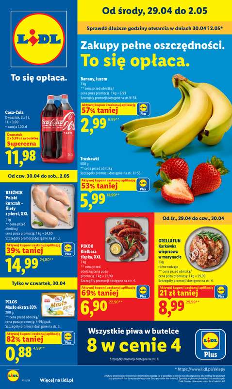 Lidl - gazetka promocyjna Od środy od środy 29.04 do soboty 02.05