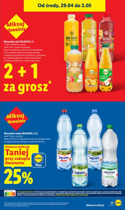 Lidl - gazetka promocyjna Od środy od środy 29.04 do soboty 02.05 - strona 23