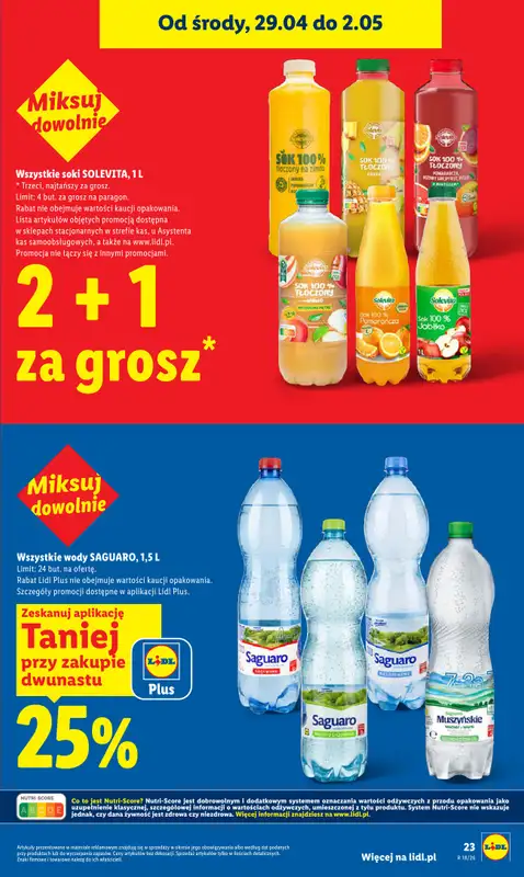 Lidl - gazetka promocyjna Od środy od środy 29.04 do soboty 02.05 - strona 23