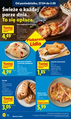 Lidl - gazetka promocyjna Od środy od środy 29.04 do soboty 02.05 - strona 58