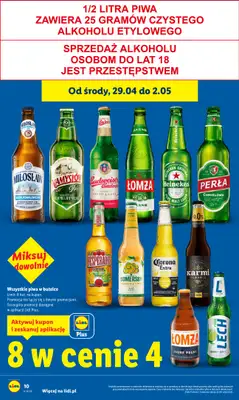 Lidl - gazetka promocyjna Od środy od środy 29.04 do soboty 02.05 - strona 10