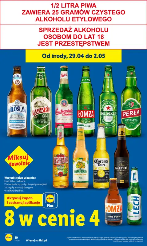 Lidl - gazetka promocyjna Od środy od środy 29.04 do soboty 02.05 - strona 10