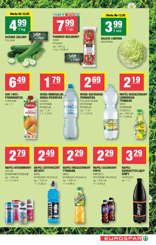 SPAR - gazetka promocyjna Gazetka Eurospar od środy 06.05 do niedzieli 17.05 - strona 11