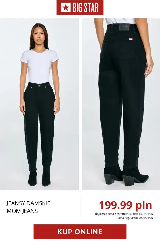 BIG STAR - gazetka promocyjna Wyprzedaż: jeansy i spodnie damskie od środy 29.04  - strona 3