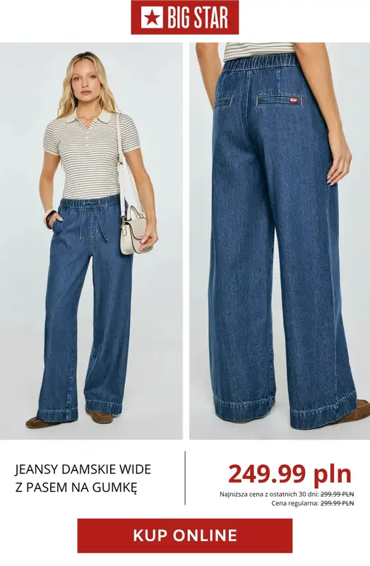 BIG STAR - gazetka promocyjna Wyprzedaż: jeansy i spodnie damskie od środy 29.04  - strona 6