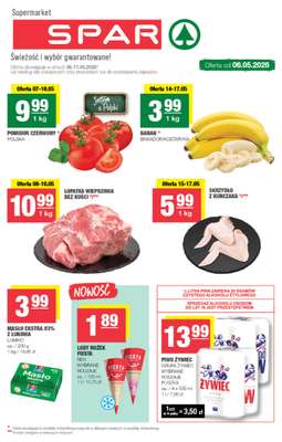 SPAR - gazetka promocyjna Gazetka Spar od środy 06.05 do niedzieli 17.05