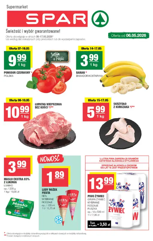 SPAR - gazetka promocyjna Gazetka Spar  