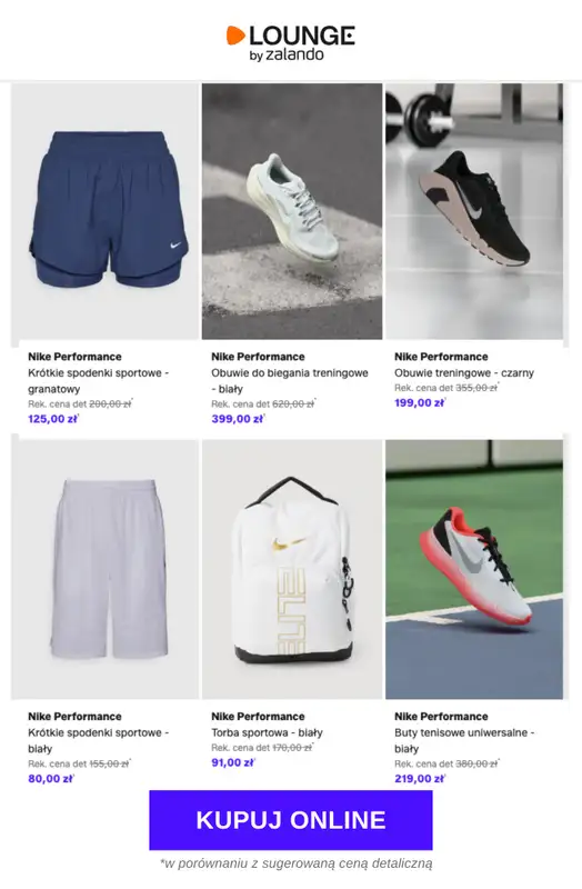 Lounge by Zalando - gazetka promocyjna Specjalne okazje:  Nike Performance od środy 29.04 do soboty 02.05 - strona 3