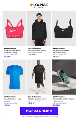 Lounge by Zalando - gazetka promocyjna Specjalne okazje:  Nike Performance od środy 29.04 do soboty 02.05 - strona 9