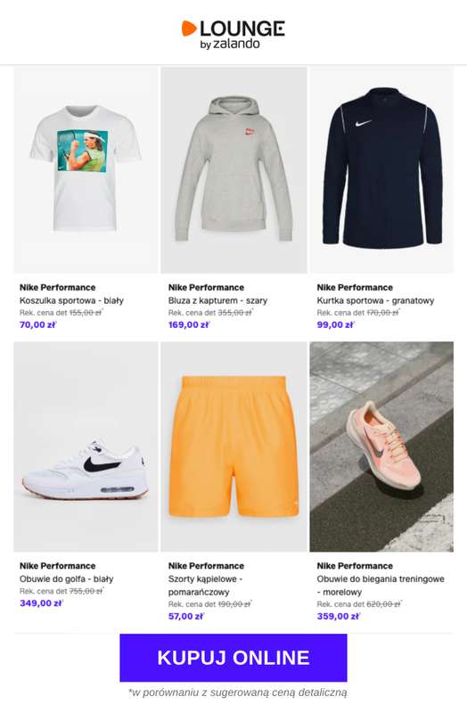 Lounge by Zalando - gazetka promocyjna Specjalne okazje:  Nike Performance od środy 29.04 do soboty 02.05 - strona 6