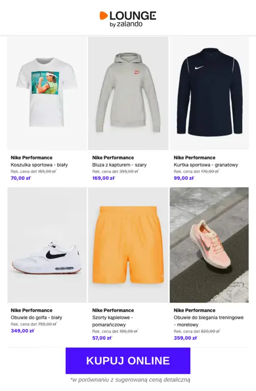 Lounge by Zalando - gazetka promocyjna Specjalne okazje:  Nike Performance od środy 29.04 do soboty 02.05 - strona 6