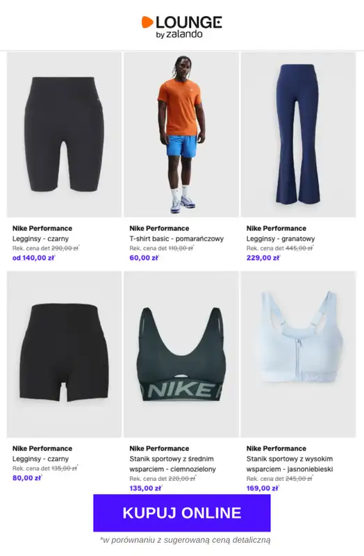 Lounge by Zalando - gazetka promocyjna Specjalne okazje:  Nike Performance od środy 29.04 do soboty 02.05 - strona 4