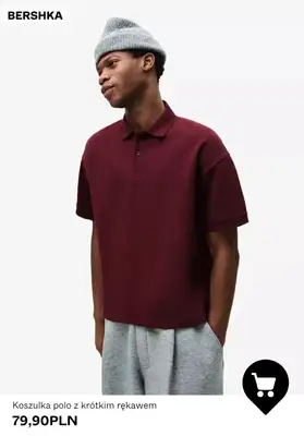 Bershka - gazetka promocyjna Męskie koszuli POLO od 79,90 PLN od środy 29.04  - strona 9