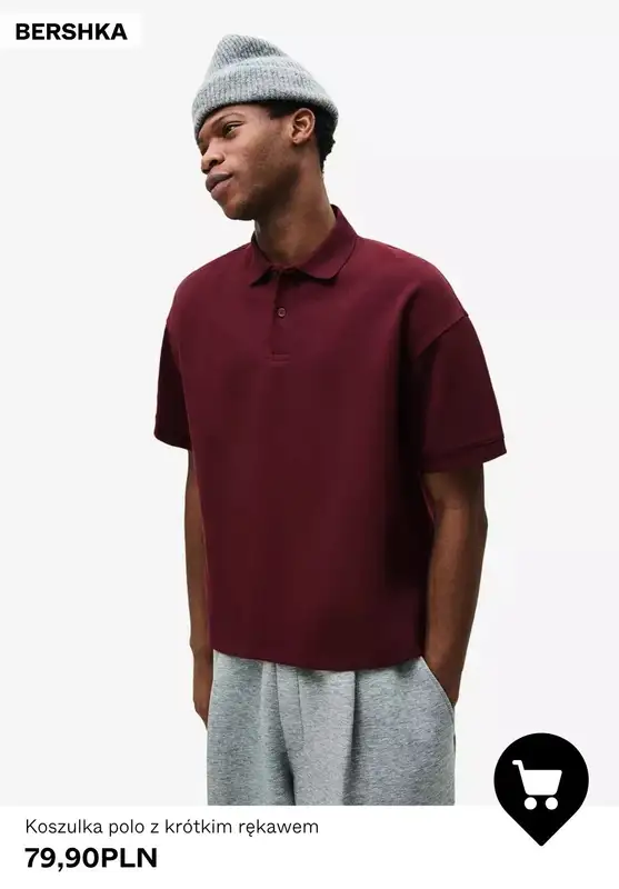 Bershka - gazetka promocyjna Męskie koszuli POLO od 79,90 PLN od środy 29.04  - strona 9