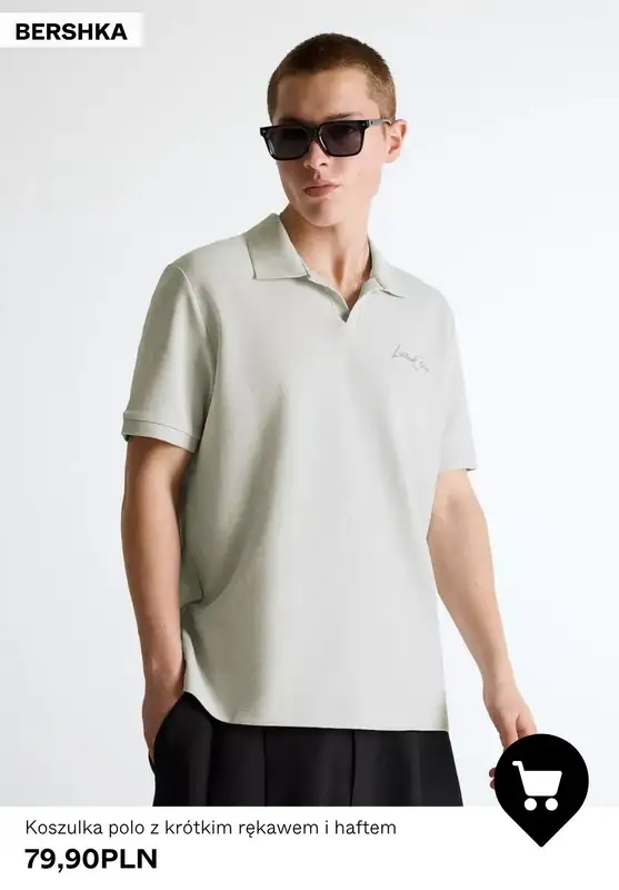 Bershka - gazetka promocyjna Męskie koszuli POLO od 79,90 PLN od środy 29.04  - strona 8