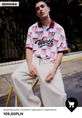 Bershka - gazetka promocyjna Męskie koszuli POLO od 79,90 PLN od środy 29.04  - strona 6