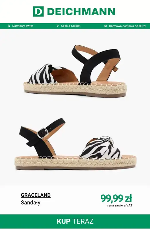 Deichmann - gazetka promocyjna Buty w zwierzęce wzory od środy 29.04  - strona 5