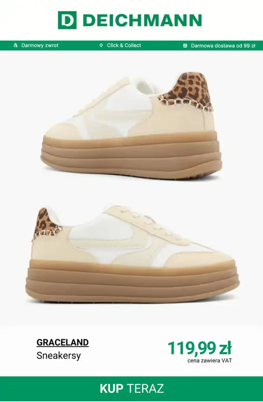 Deichmann - gazetka promocyjna Buty w zwierzęce wzory od środy 29.04  - strona 9
