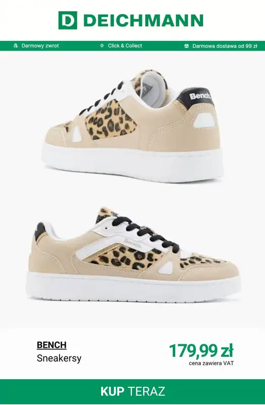 Deichmann - gazetka promocyjna Buty w zwierzęce wzory od środy 29.04  - strona 14