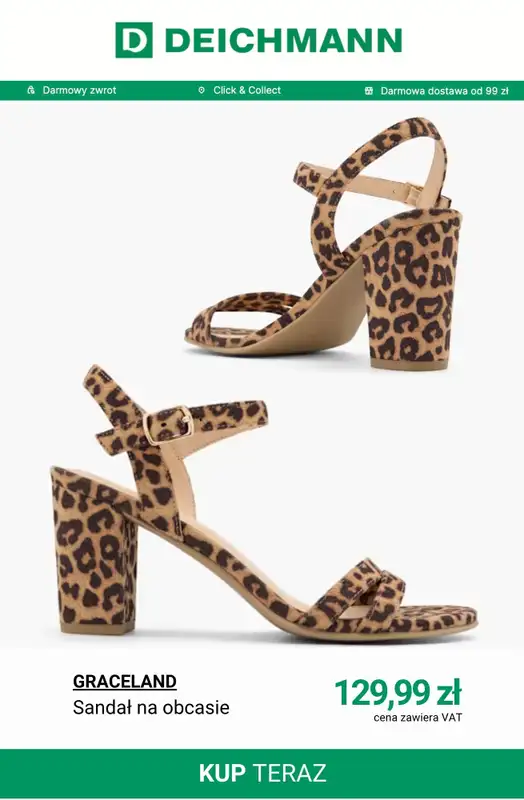 Deichmann - gazetka promocyjna Buty w zwierzęce wzory od środy 29.04  - strona 7