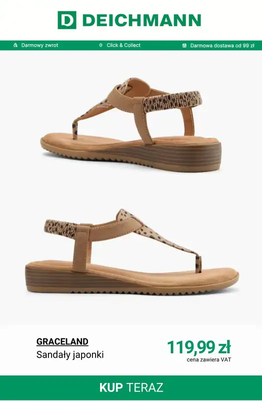 Deichmann - gazetka promocyjna Buty w zwierzęce wzory od środy 29.04  - strona 10
