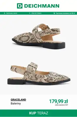 Deichmann - gazetka promocyjna Buty w zwierzęce wzory od środy 29.04  - strona 17
