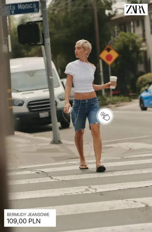 Zara - gazetka promocyjna Bermudy dla niej od środy 29.04  - strona 7