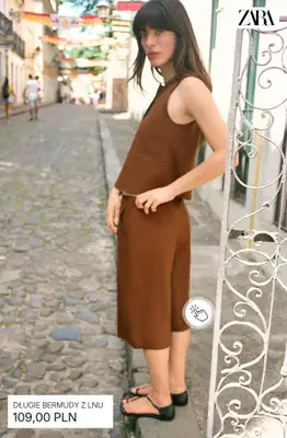 Zara - gazetka promocyjna Bermudy dla niej od środy 29.04  - strona 10