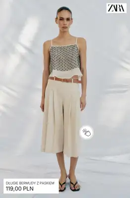 Zara - gazetka promocyjna Bermudy dla niej od środy 29.04  - strona 9