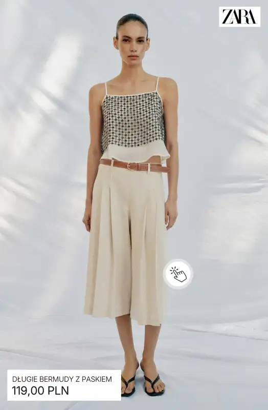 Zara - gazetka promocyjna Bermudy dla niej od środy 29.04  - strona 9