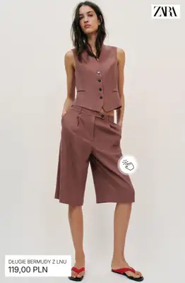 Zara - gazetka promocyjna Bermudy dla niej od środy 29.04  - strona 4