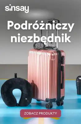 Sinsay - gazetka promocyjna Podróżniczy niezbędnik od środy 29.04 do czwartku 07.05