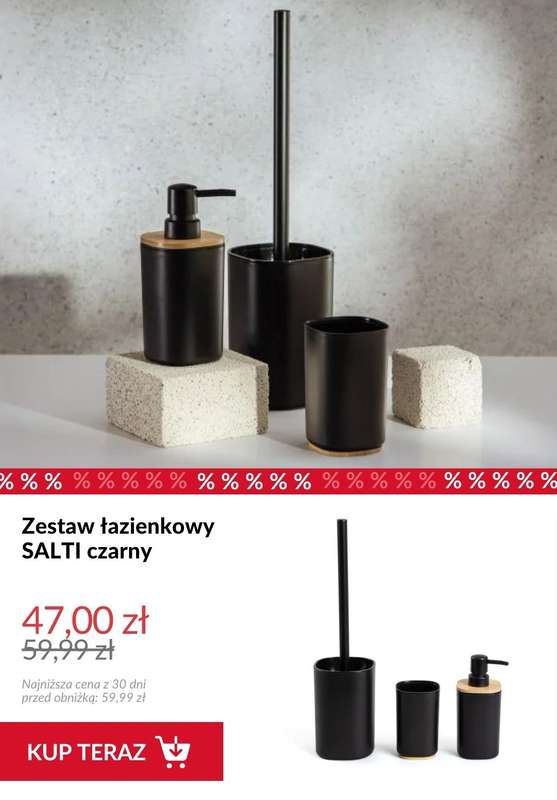 Homla - gazetka promocyjna Do -50% na produkty do łazienki od środy 29.04  - strona 4