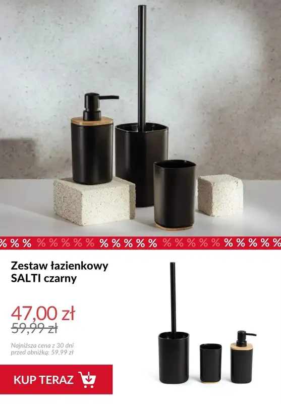 Homla - gazetka promocyjna Do -50% na produkty do łazienki od środy 29.04  - strona 4