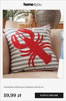 home&you - gazetka promocyjna Poszewki i poduszki ozdobne od środy 29.04 do niedzieli 10.05 - strona 5