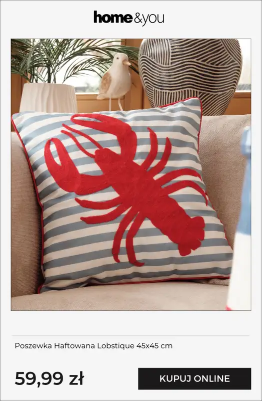 home&you - gazetka promocyjna Poszewki i poduszki ozdobne od środy 29.04 do niedzieli 10.05 - strona 5