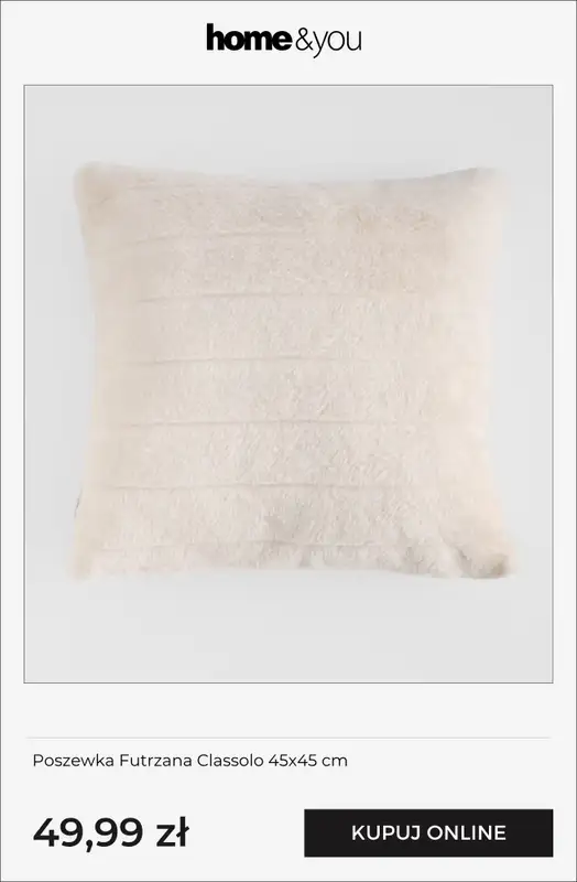 home&you - gazetka promocyjna Poszewki i poduszki ozdobne od środy 29.04 do niedzieli 10.05 - strona 9