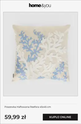 home&you - gazetka promocyjna Poszewki i poduszki ozdobne od środy 29.04 do niedzieli 10.05 - strona 2
