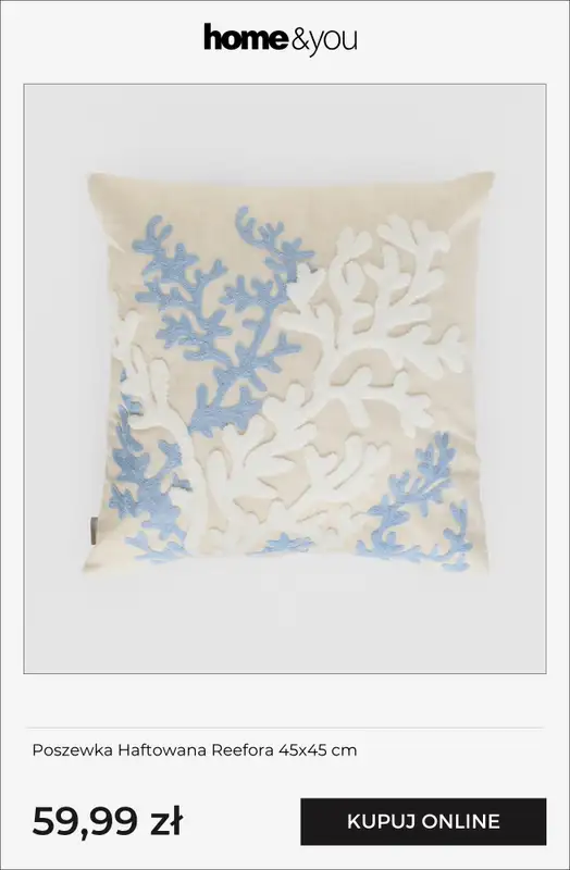 home&you - gazetka promocyjna Poszewki i poduszki ozdobne od środy 29.04 do niedzieli 10.05 - strona 2