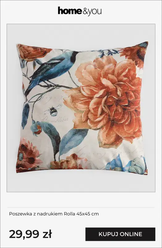 home&you - gazetka promocyjna Poszewki i poduszki ozdobne od środy 29.04 do niedzieli 10.05 - strona 7