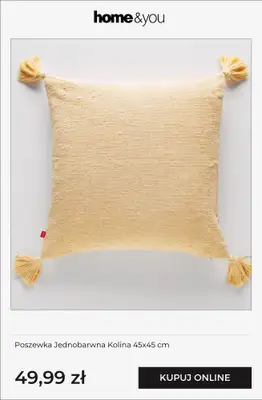 home&you - gazetka promocyjna Poszewki i poduszki ozdobne od środy 29.04 do niedzieli 10.05 - strona 10