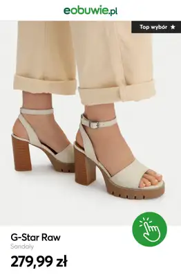 eobuwie.pl - gazetka promocyjna Sandały na słupku od środy 29.04  - strona 6