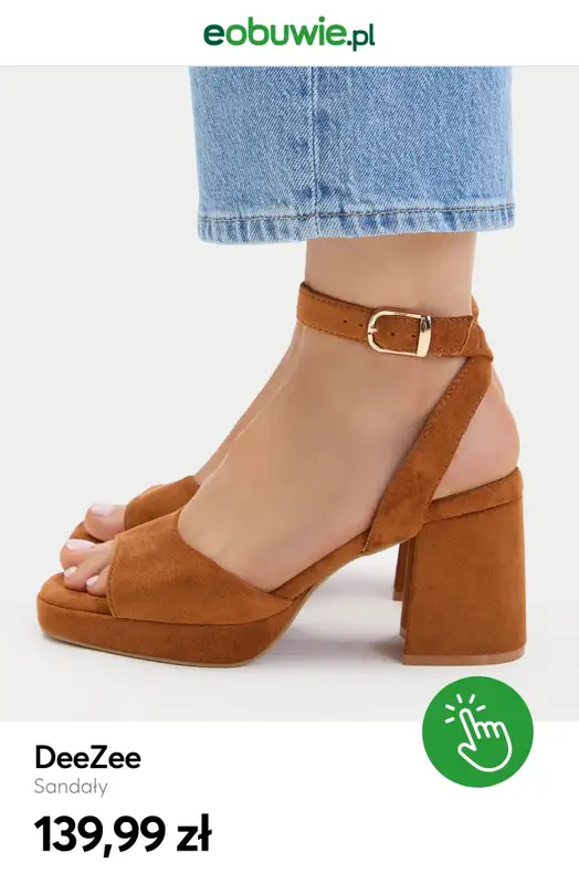 eobuwie.pl - gazetka promocyjna Sandały na słupku od środy 29.04  - strona 8