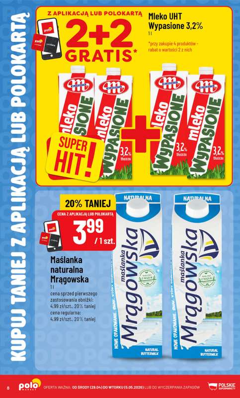 POLOmarket - gazetka promocyjna Katalog Kupuj taniej z POLOappką od środy 29.04 do wtorku 05.05 - strona 8